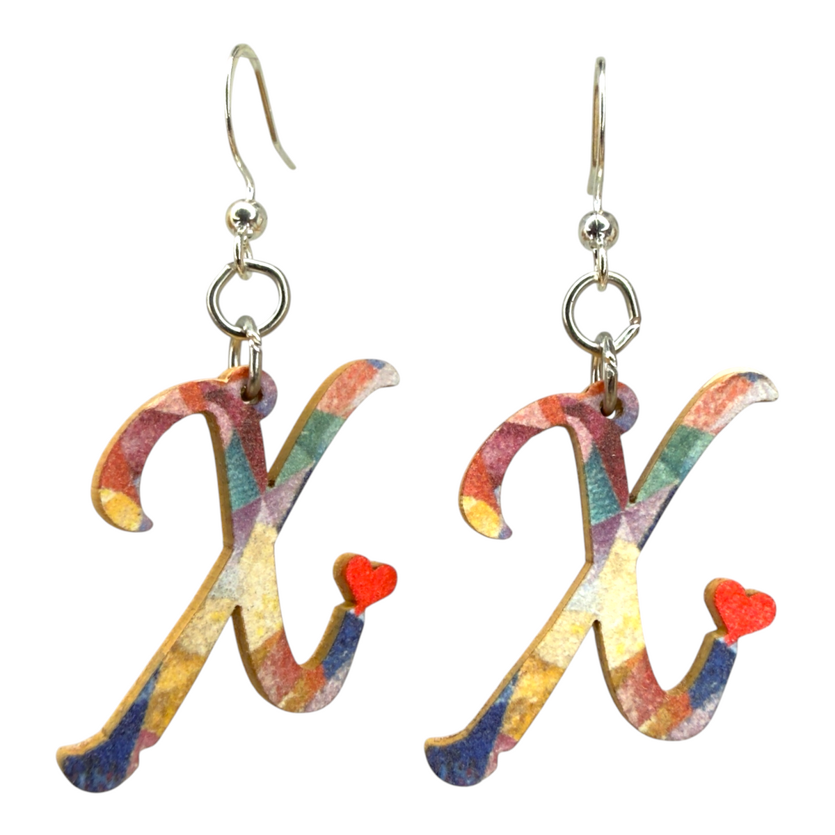 Coral · X Earrings