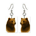 Grizzly Bear Earrings | FWP11D