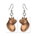 Sweet Hippo Earrings | FWP13I