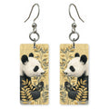 Panda Gold Fern Earrings | FW155