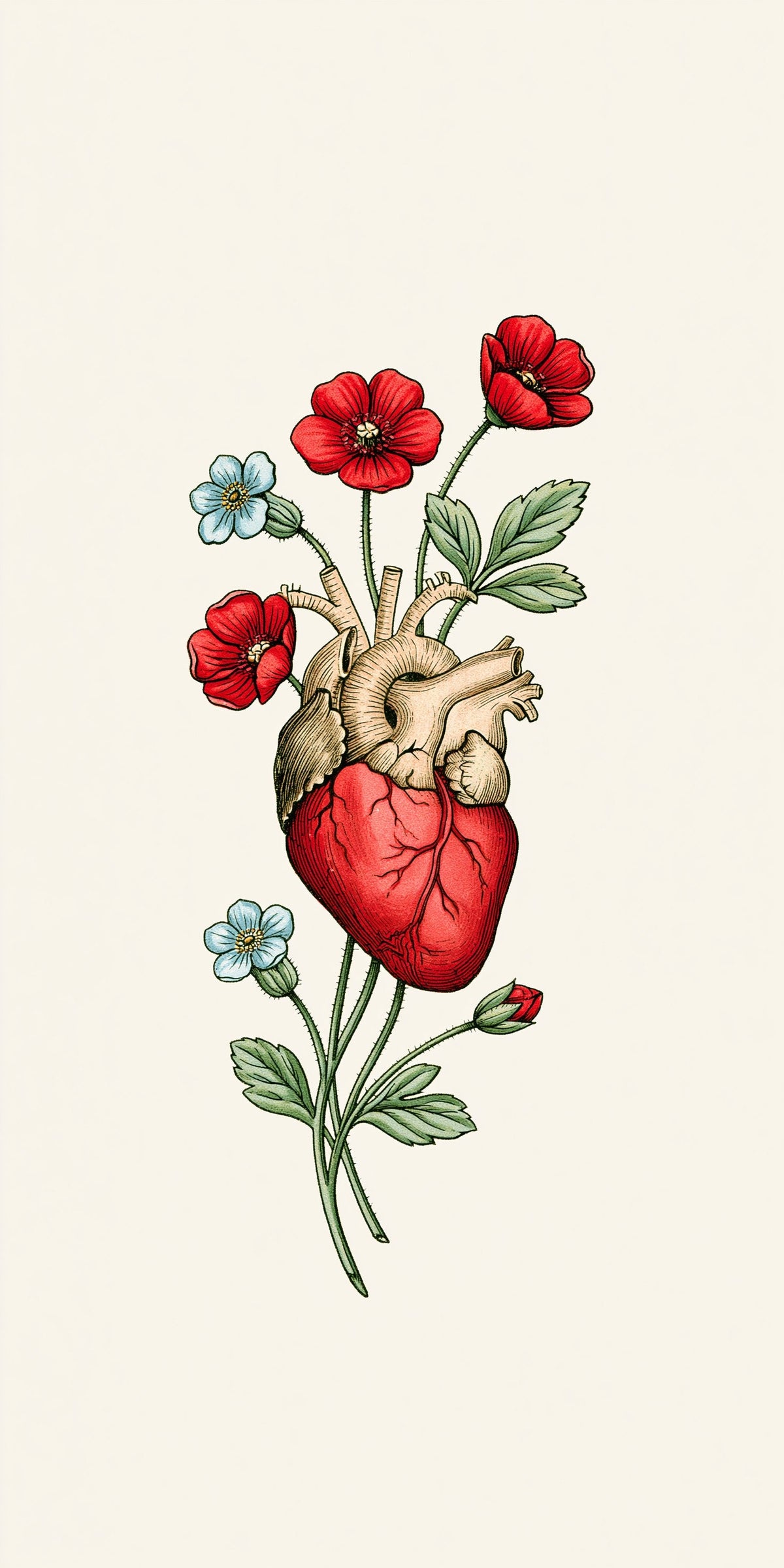 Blooming Heart Earrings