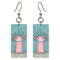 Pink Axolotl Earrings | FW244