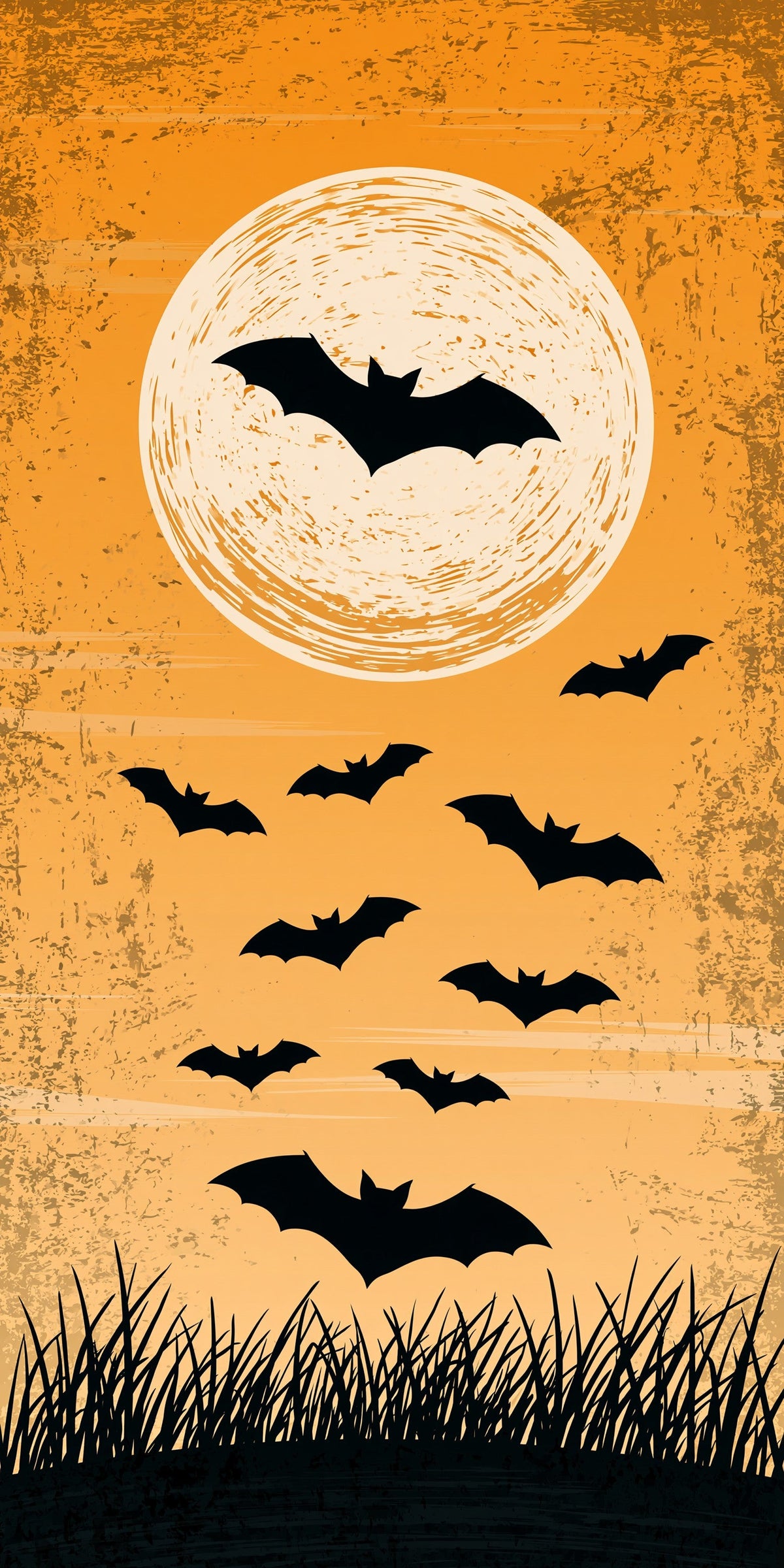 Bat Flight Moon Earrings