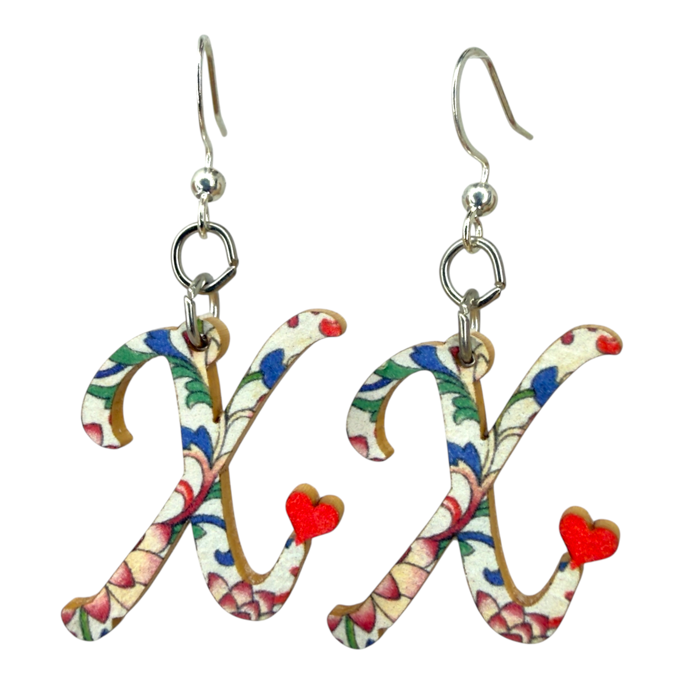 Random color X earring pair