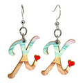 Sea Glass X Earrings