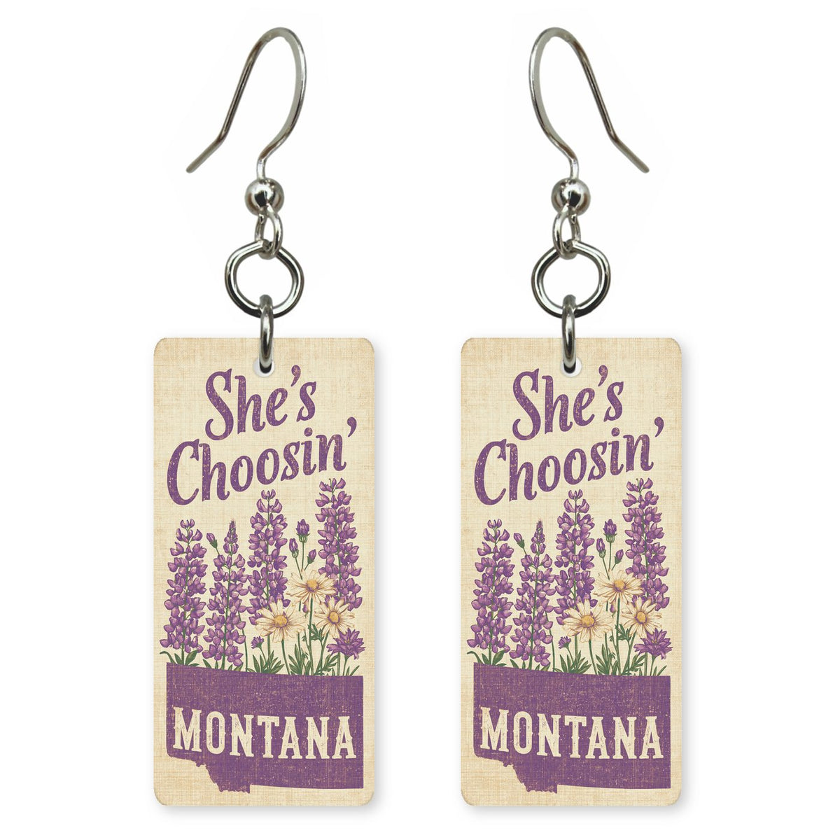She's Choosing Montana Earrings | Lupine | SC26F