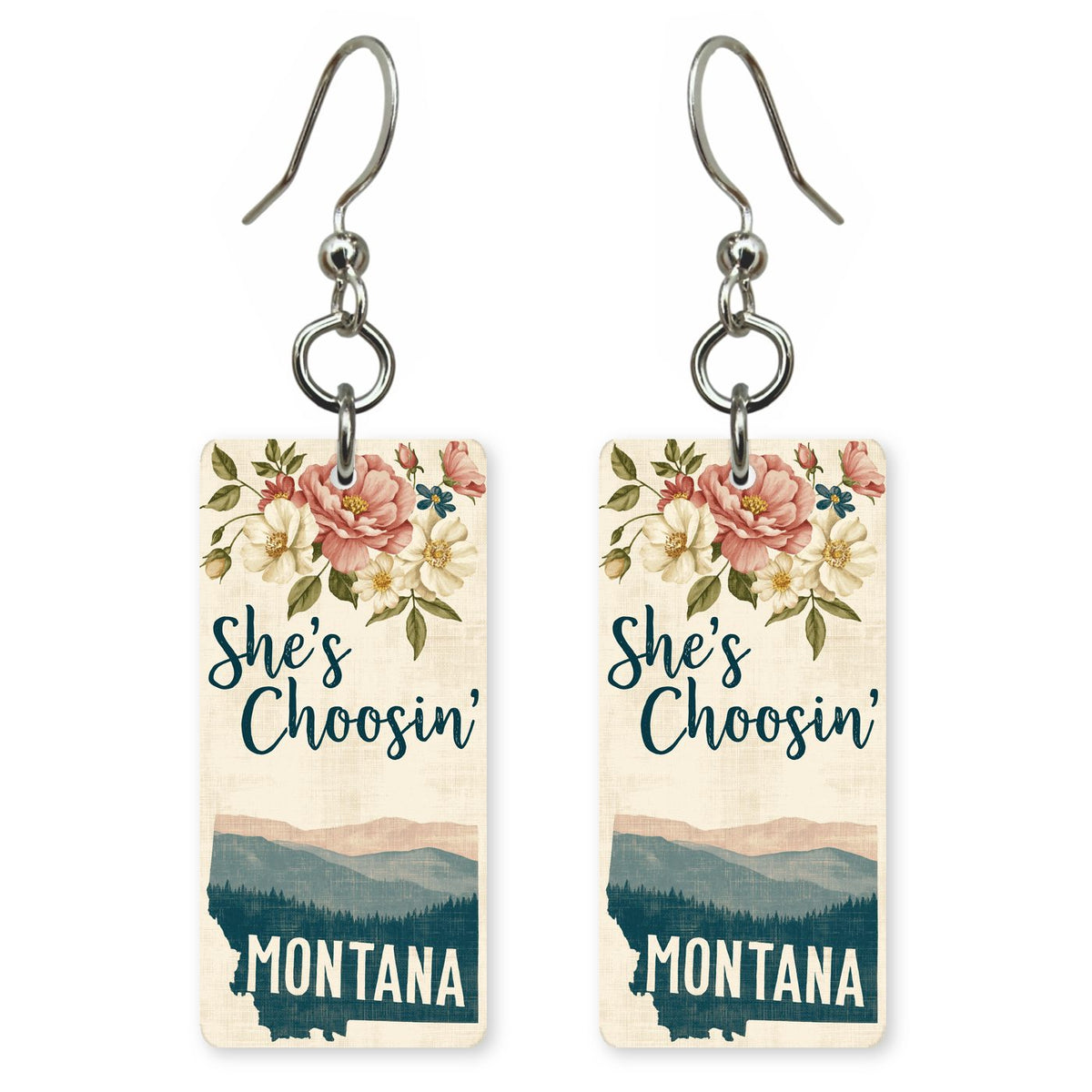 She's Choosing Montana Earrings | Rose Mountains | SC26G