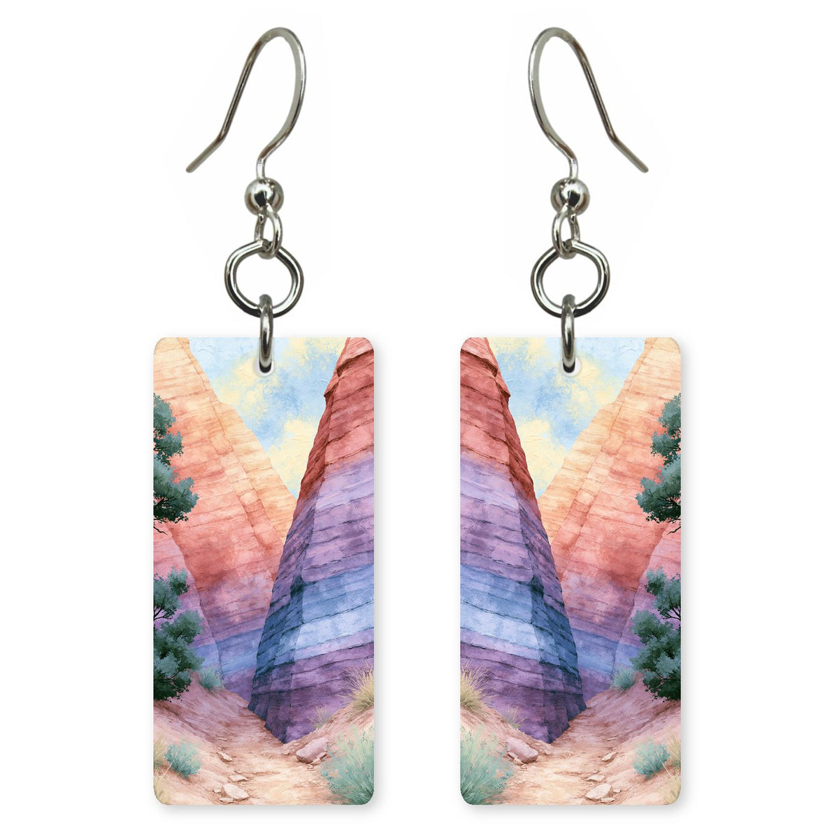 She's Choosing New Mexico Earrings | Tent Rocks Canyon Soft | SC31B46