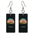 She's Choosing North Carolina Earrings | Charlotte Retro Skyline | SC33B3