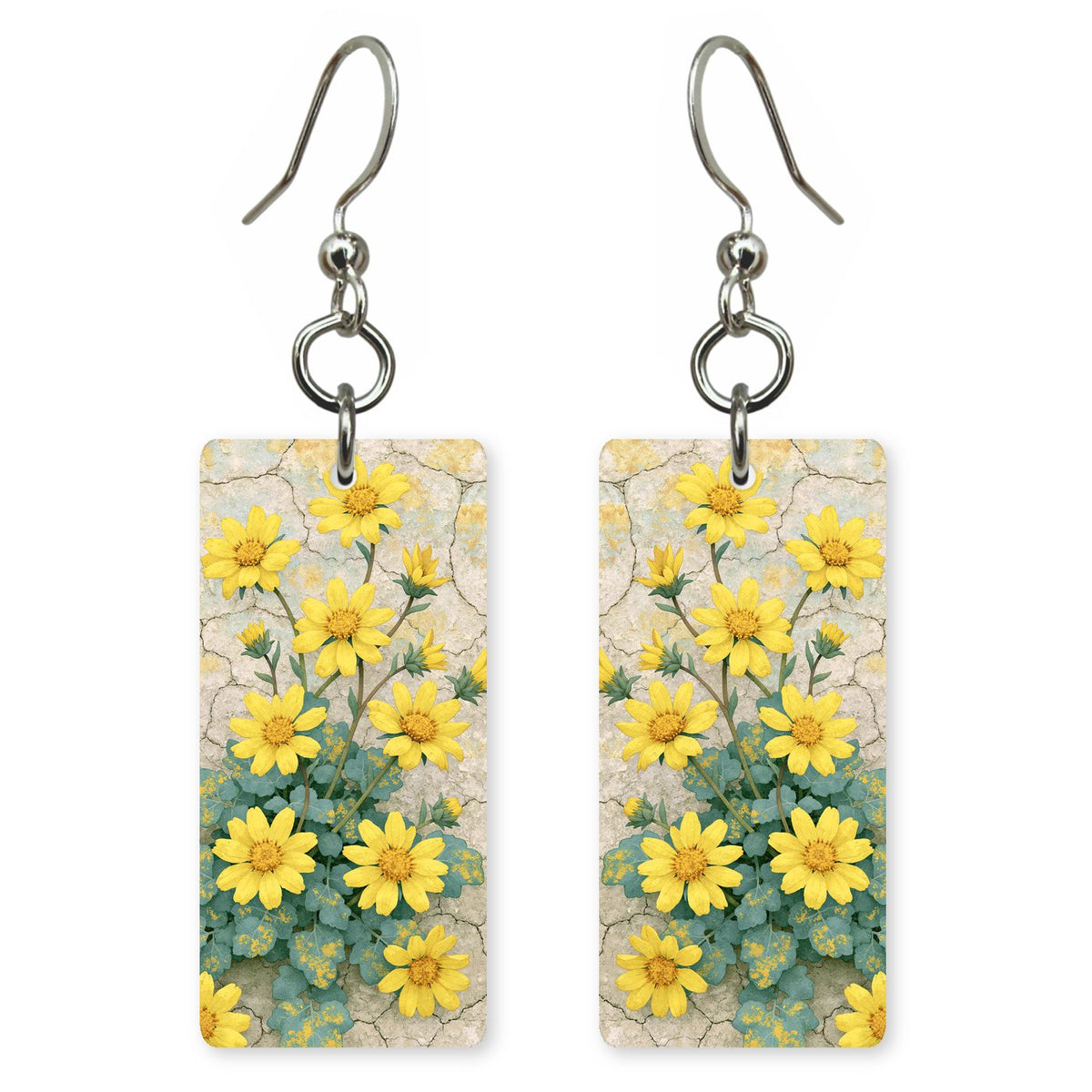 She's Choosing Oregon Earrings | Painted Hills Wildflower Bitterroot II | SC37B12