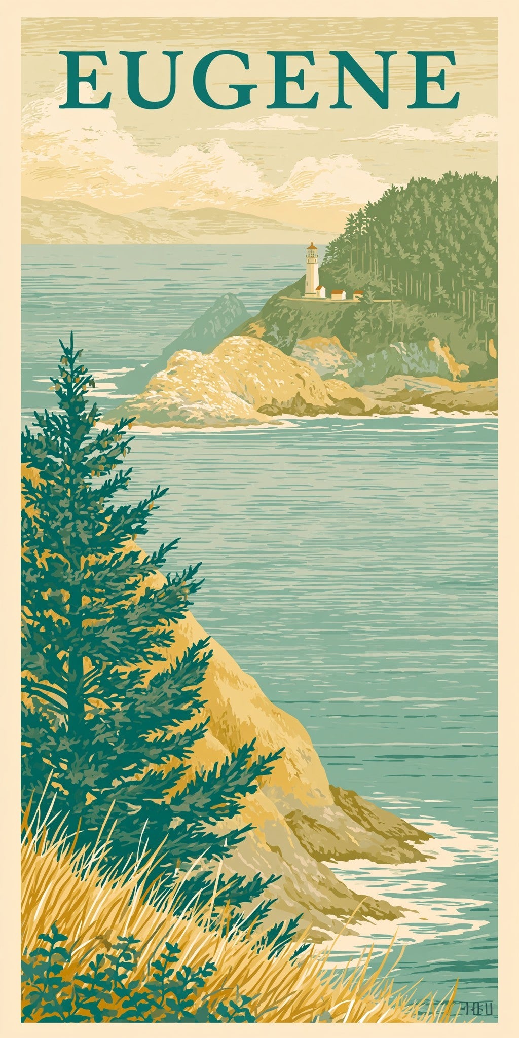 She's Choosing Oregon Earrings | Cape Perpetua Text Eugene