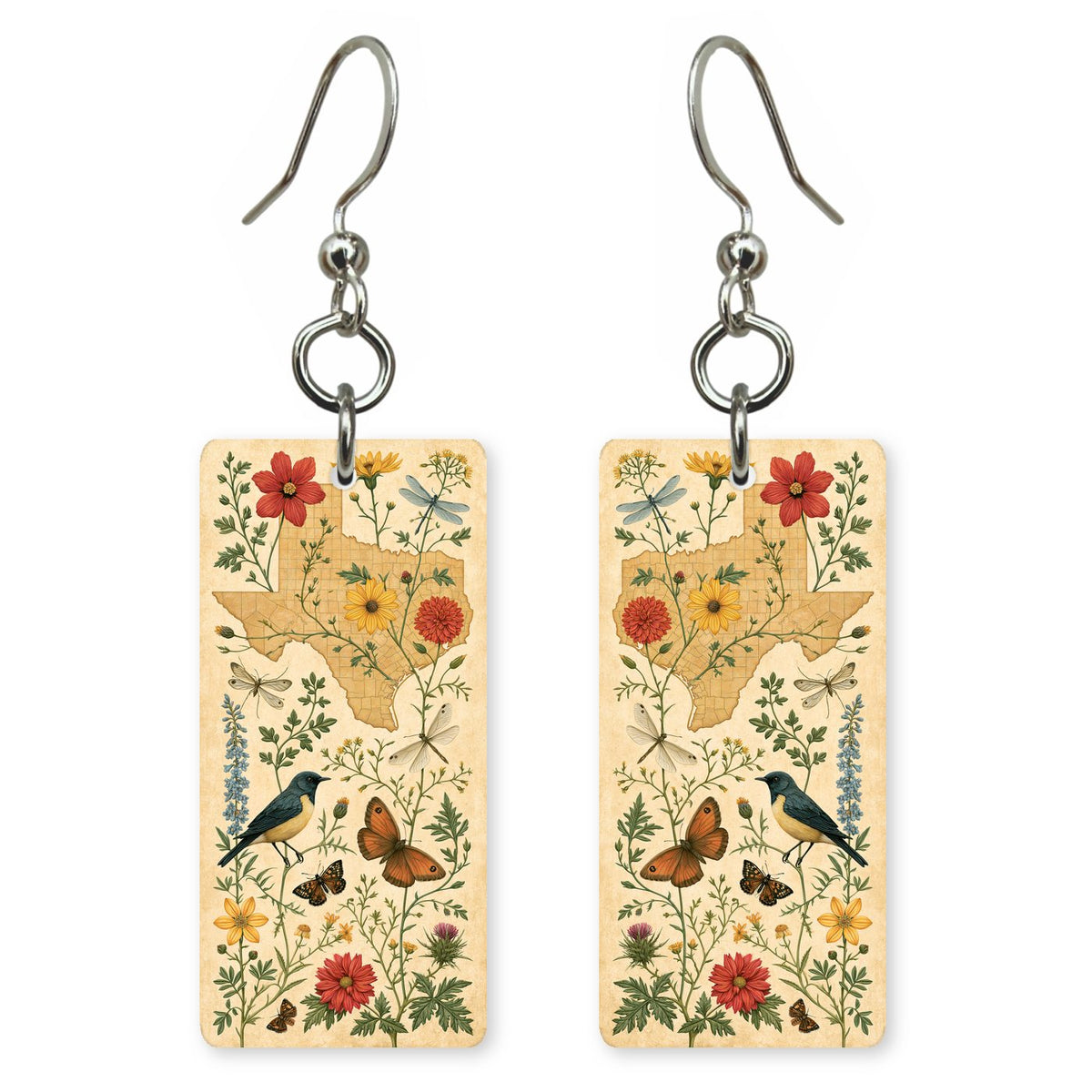 She's Choosing Texas Earrings | Texas Nature Art II | SC43B13