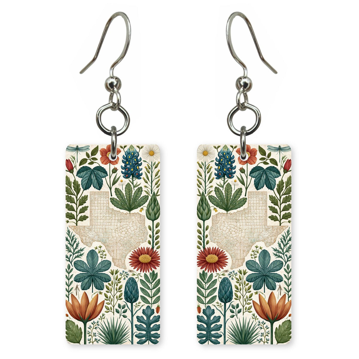 She's Choosing Texas Earrings | Texas Nature Art III | SC43B14