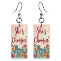 She's Choosing Texas Earrings | Script Logo II | SC43B21