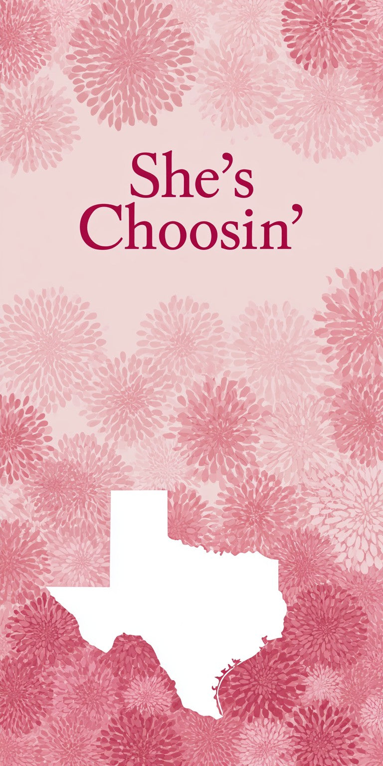 She's Choosing Texas Earrings | Script Logo VII