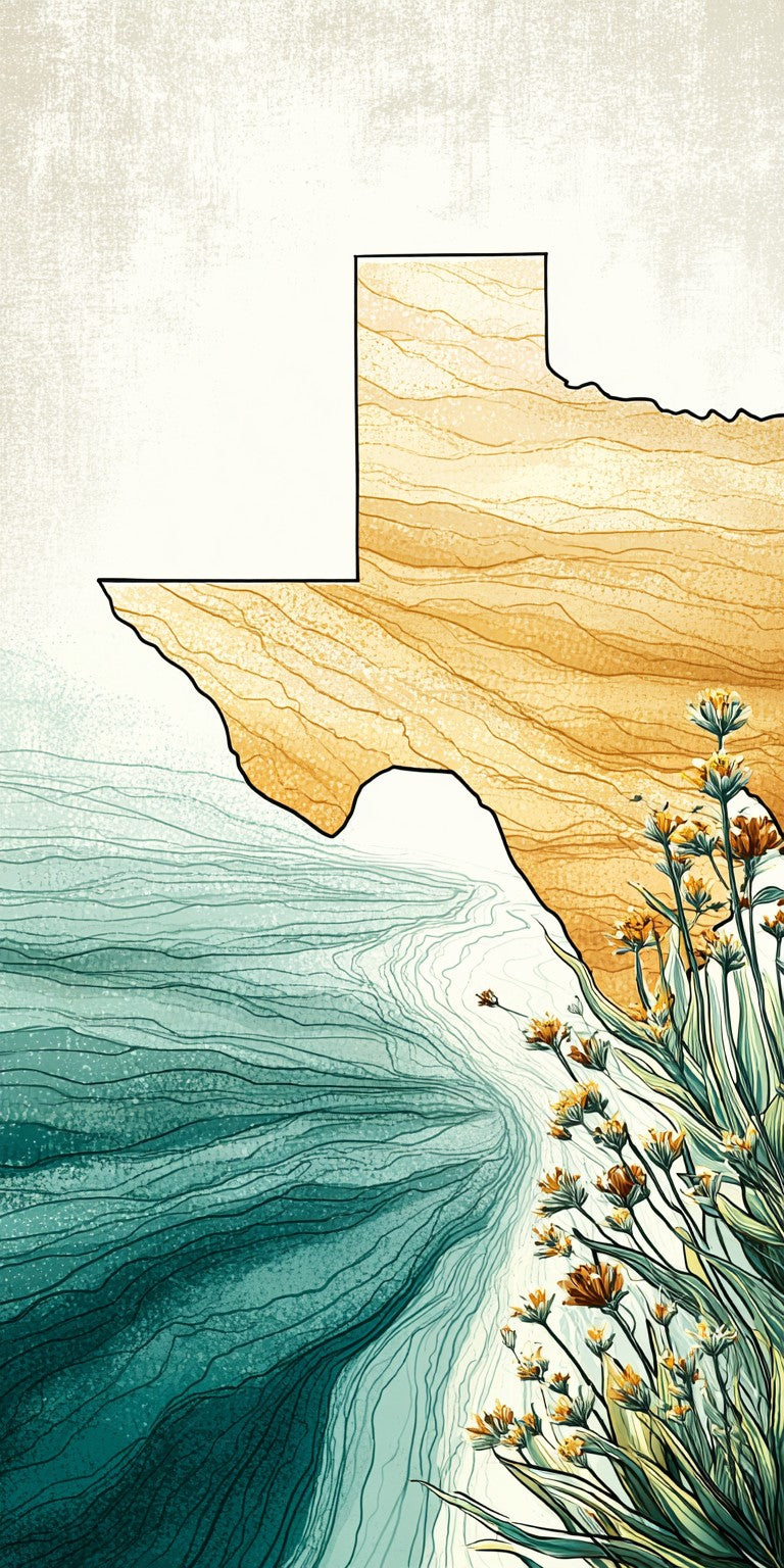 She's Choosing Texas Earrings | Texas Art