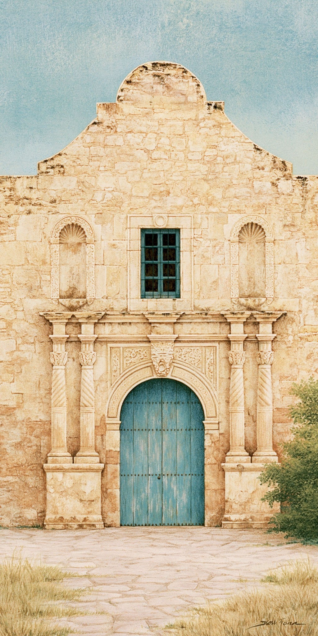 She's Choosing Texas Earrings | Texas Alamo Art II