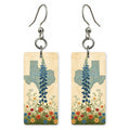 She's Choosing Texas Earrings | Bluebonnet Silhouette | SC43C