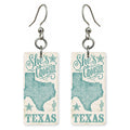 She's Choosing Texas Earrings | Teal Star | SC43I