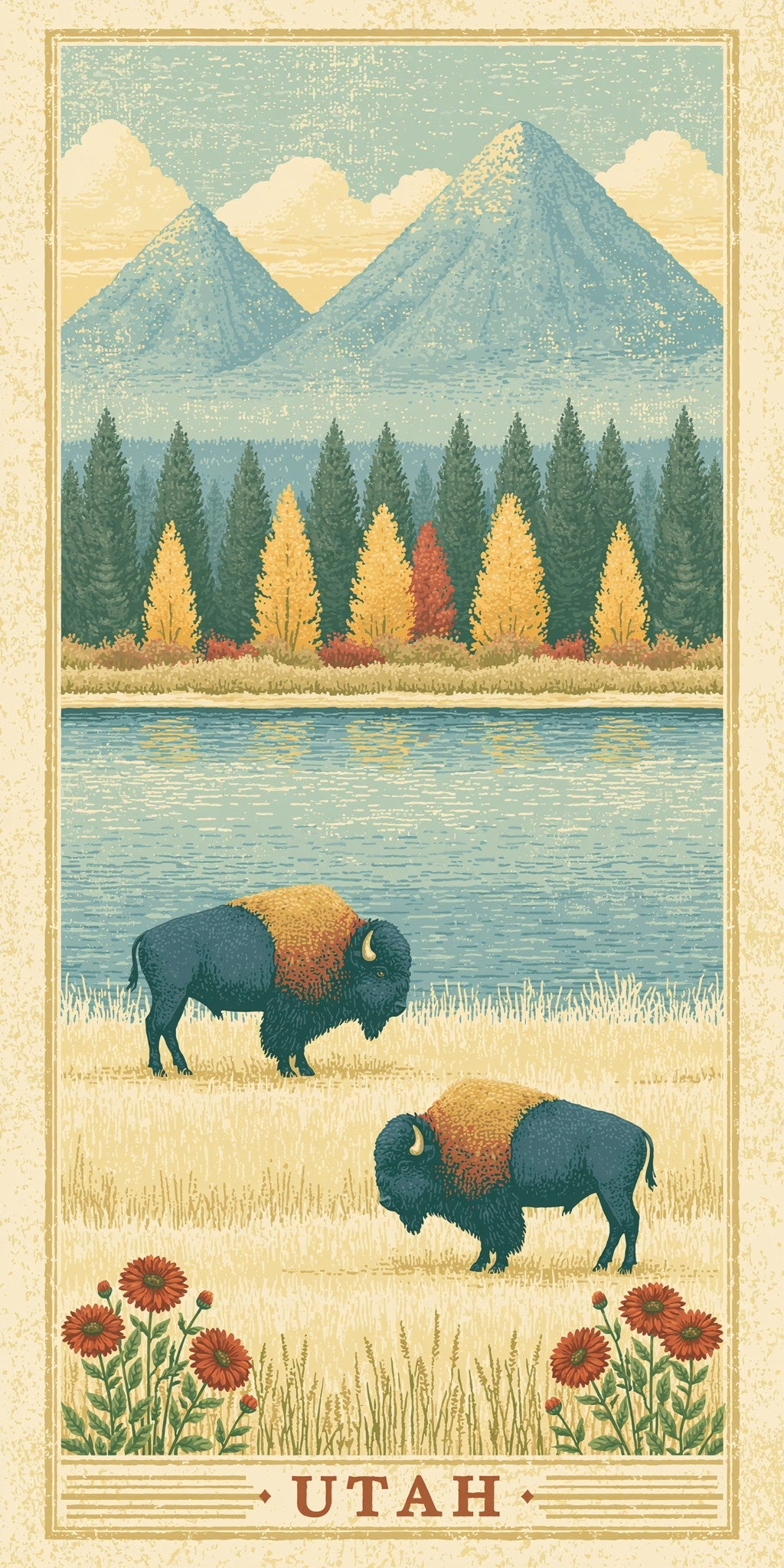 She's Choosing Utah Earrings | Bison Lake Text Utah