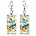 She's Choosing West Virginia Earrings | Ridge Florals | SC48B