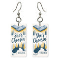 She's Choosing West Virginia Earrings | Mountain Pines | SC48D