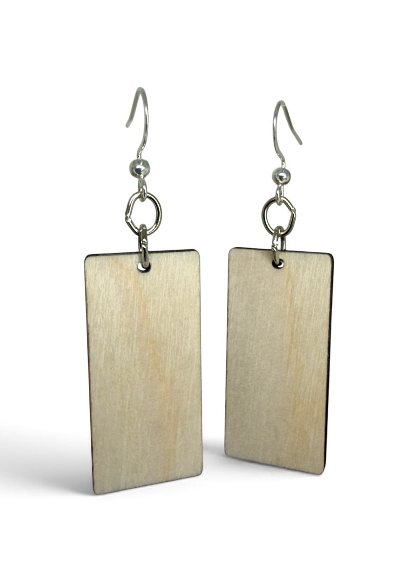 Floating Water Piano Earrings